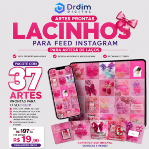 LAÇOS PACK ARTES PRONTAS EDITÁVEIS