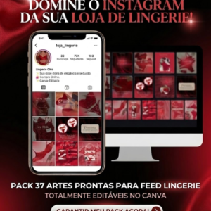LINGERIE PACK ARTES PRONTAS EDITÁVEIS
