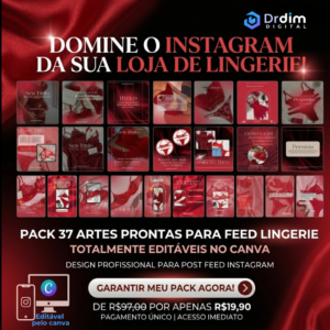 LINGERIE PACK ARTES PRONTAS EDITÁVEIS